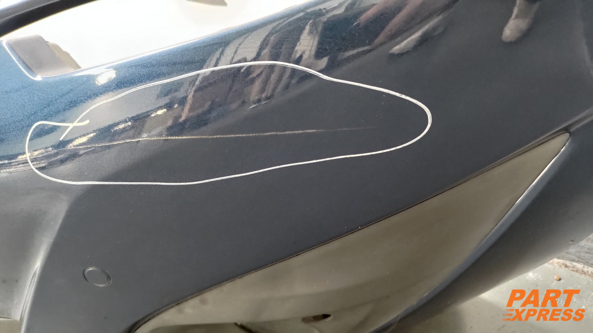 Stoßstange komplett vorne Opel Meriva B Blau Ozeanblau GEU 22A 2010 - 2017 – 3