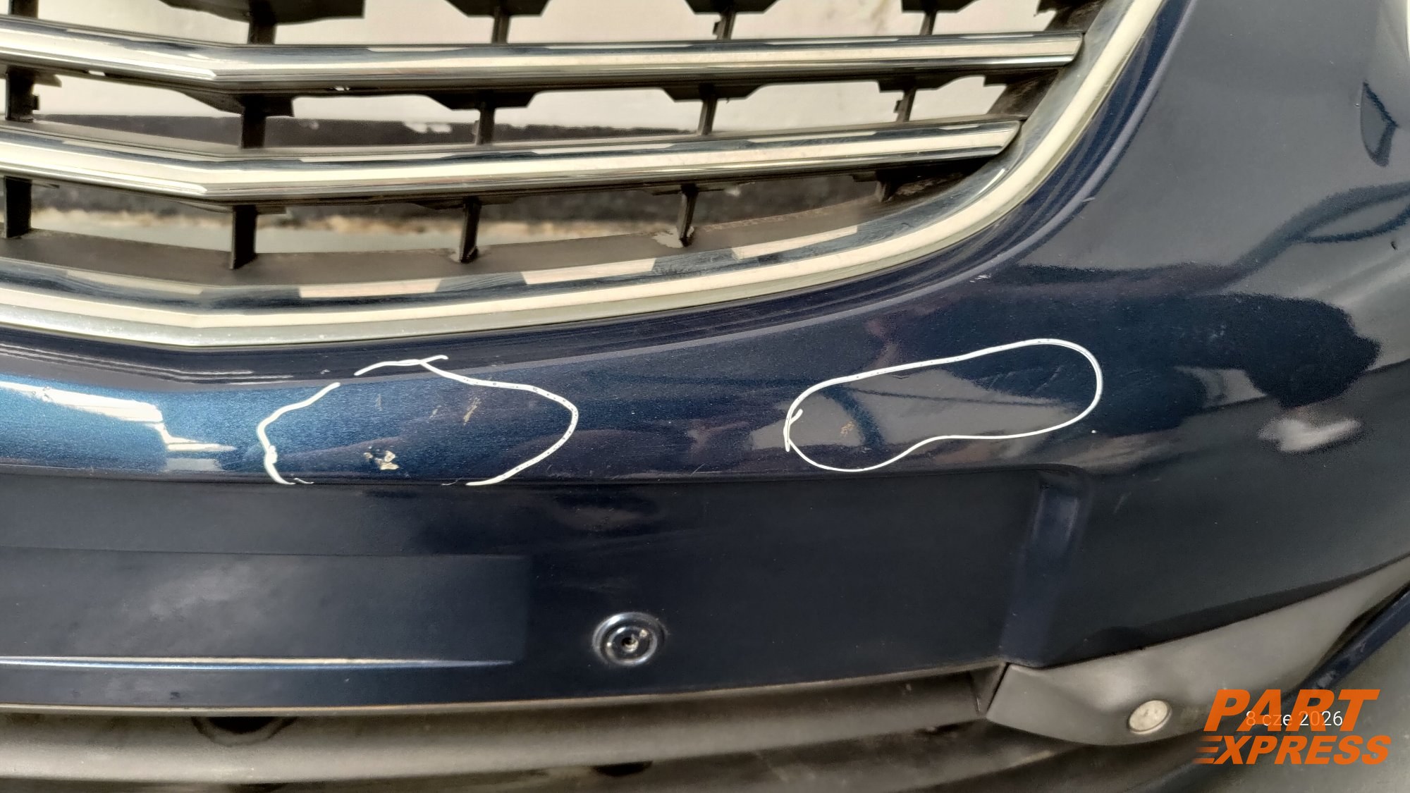 Stoßstange komplett vorne Opel Meriva B Blau Ozeanblau GEU 22A 2010 - 2017 – 6