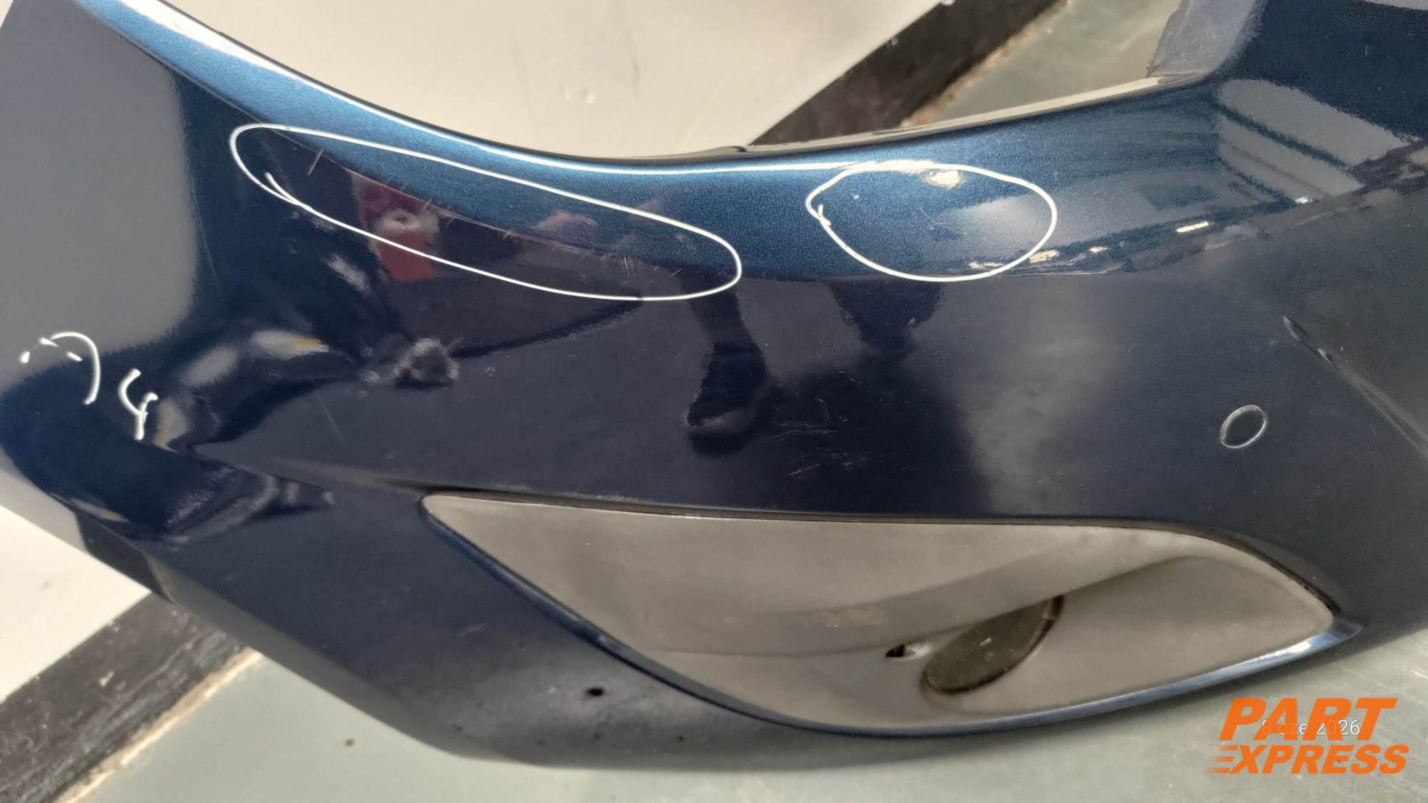 Stoßstange komplett vorne Opel Meriva B Blau Ozeanblau GEU 22A 2010 - 2017 – 7
