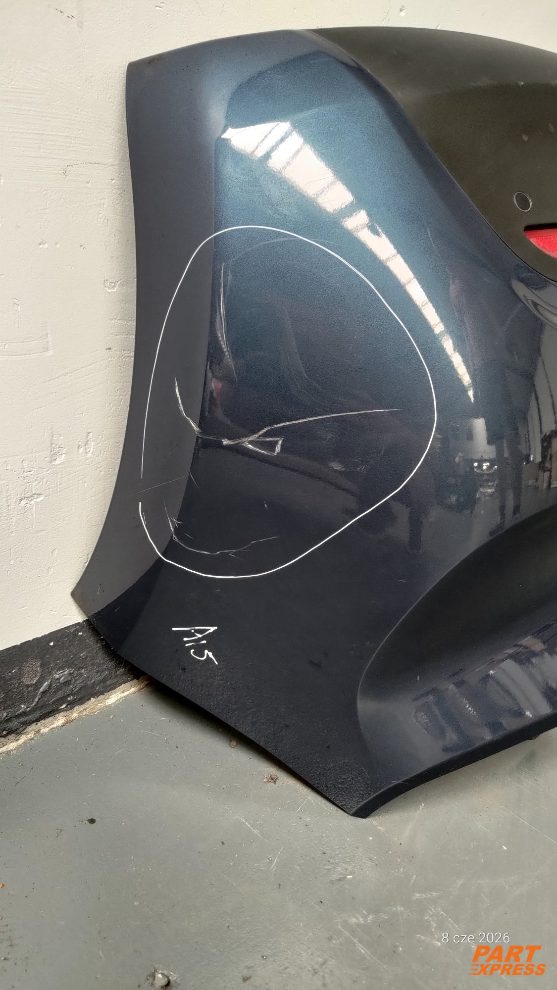Stoßstange komplett hinten Kia Rio 4 YB Blau Smoke Blue 2017 - 2023 – 5