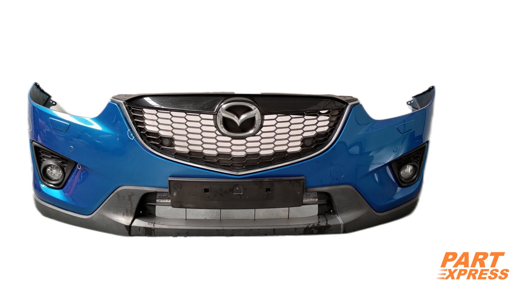 Stoßstange komplett vorne Mazda CX-5 Sport KE GH Blau 41B Sky Blue 2012 - 2017