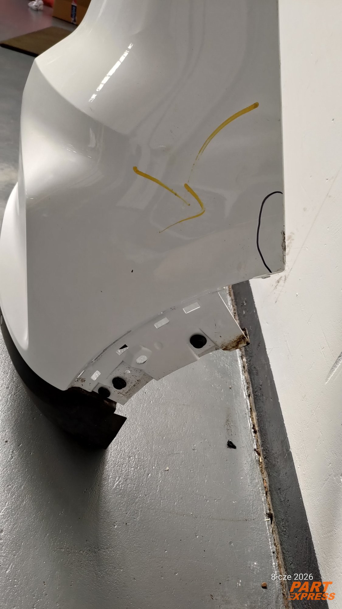 Stoßstange komplett hinten Ford Puma Titanium J2k Mk2 Weiß Frost Weiß ab 2019 – 4