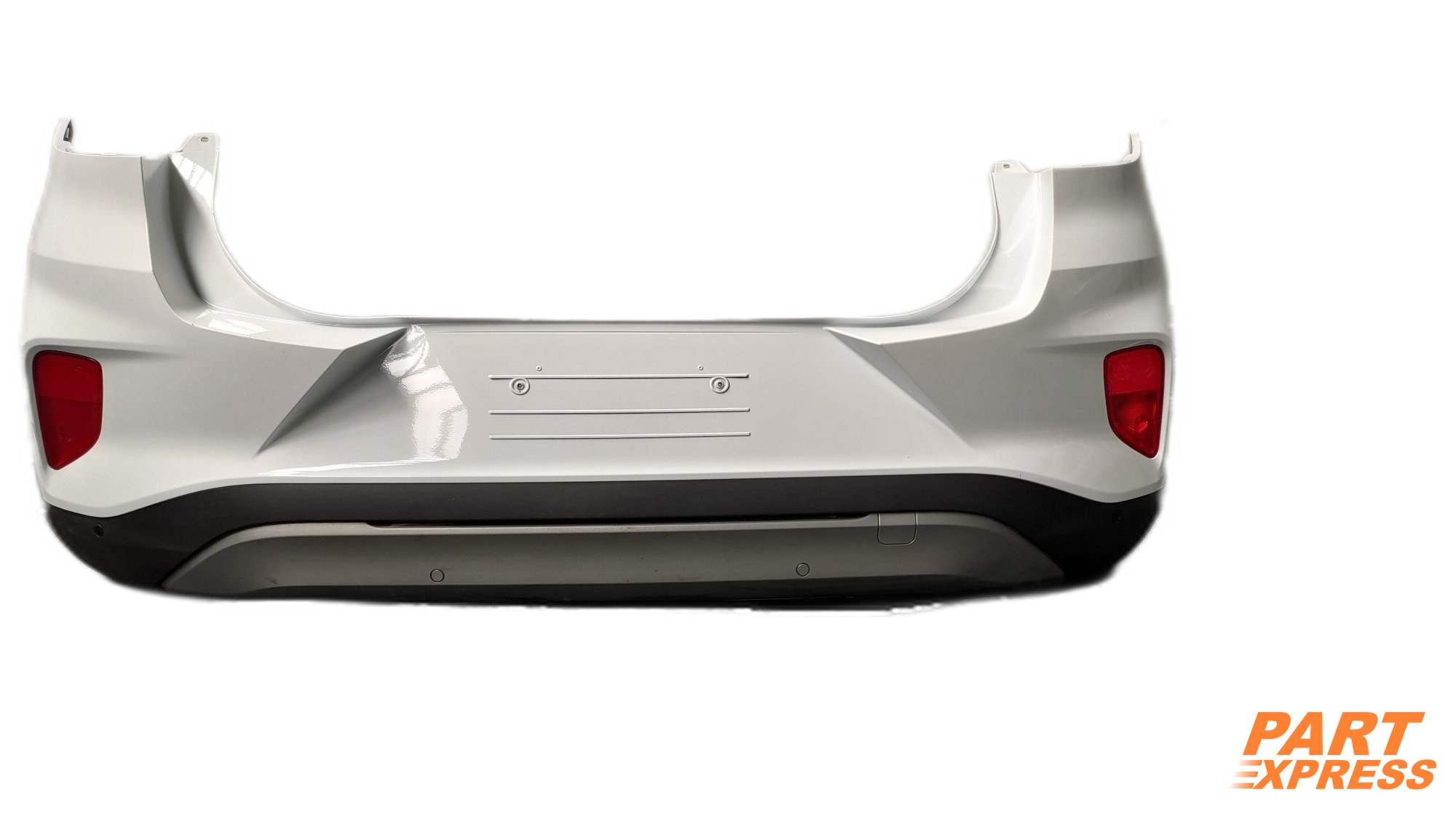 Stoßstange komplett hinten Ford Puma Titanium J2k Mk2 Weiß Frost Weiß ab 2019