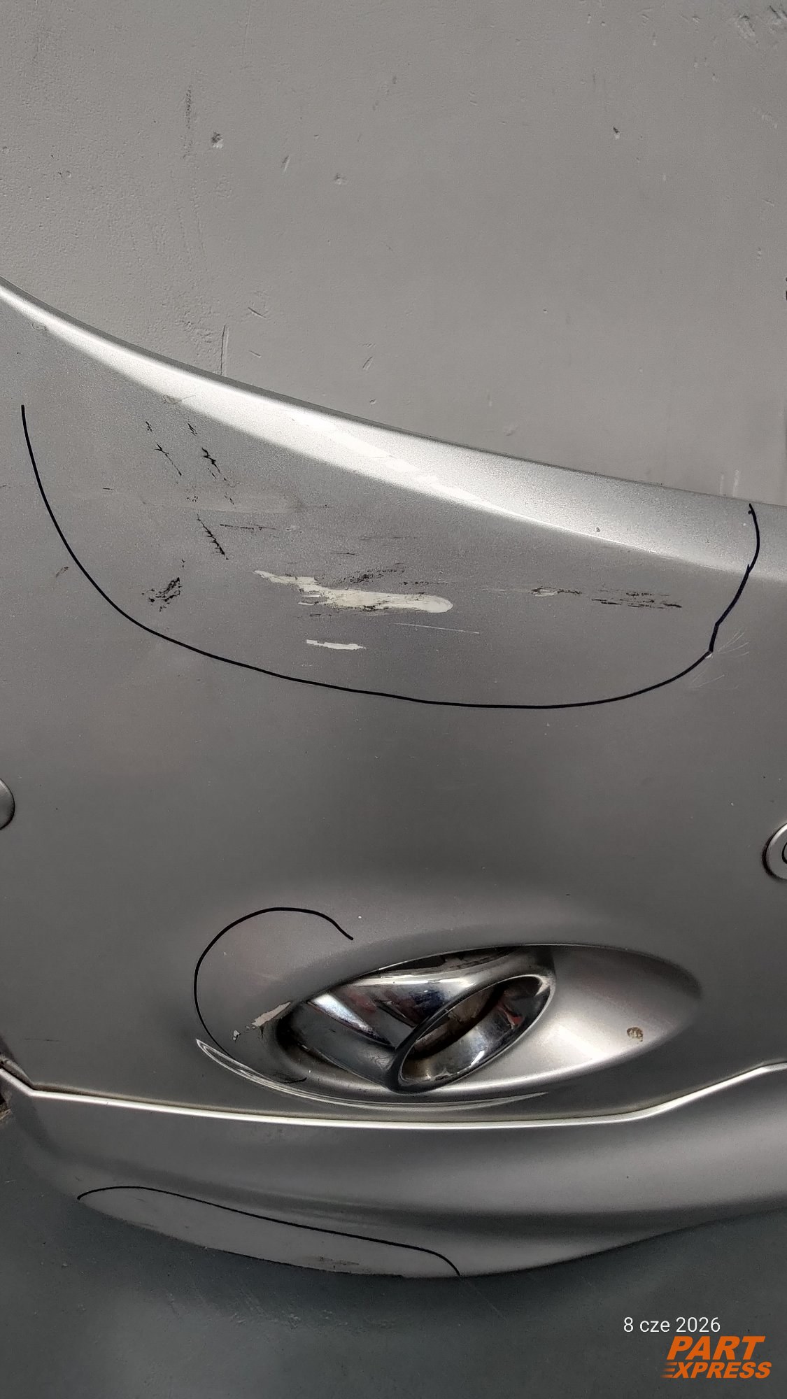 Stoßstange komplett vorne Ford Focus MK3 III Silber Polar Silber Met 2010 - 2014 – 4