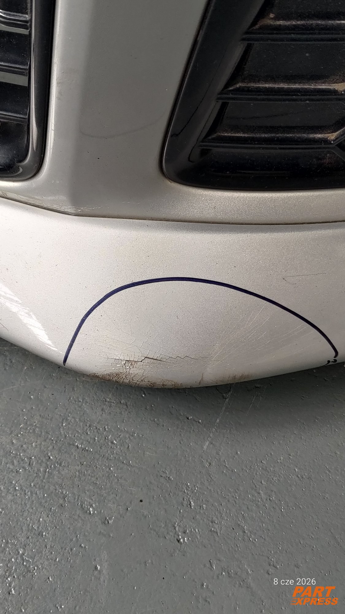 Stoßstange komplett vorne Ford Focus MK3 III Silber Polar Silber Met 2010 - 2014 – 10