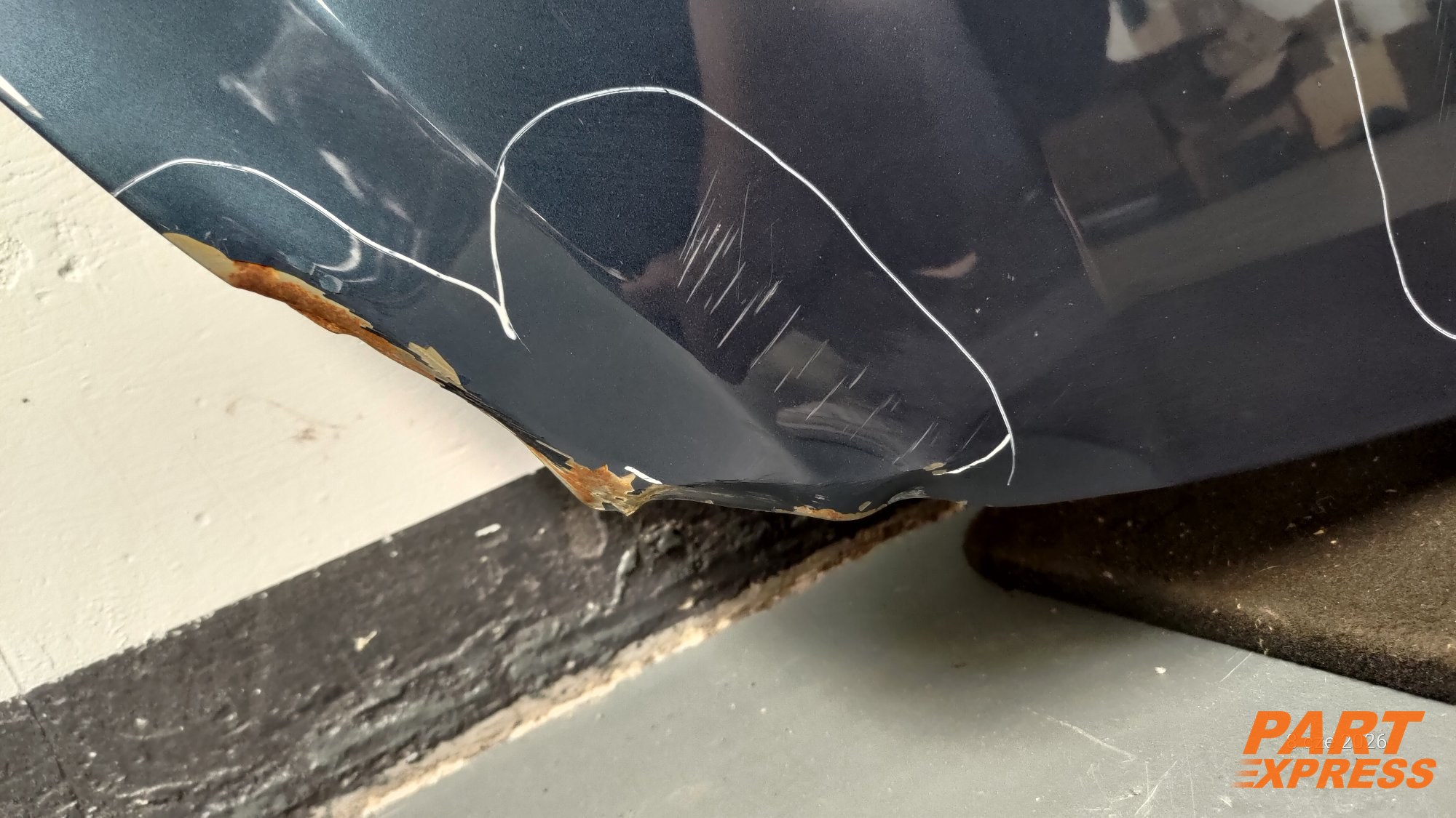 Motorhaube Kia Rio 4 YB Blau Smoke Blue 2017 - 2023 – 8