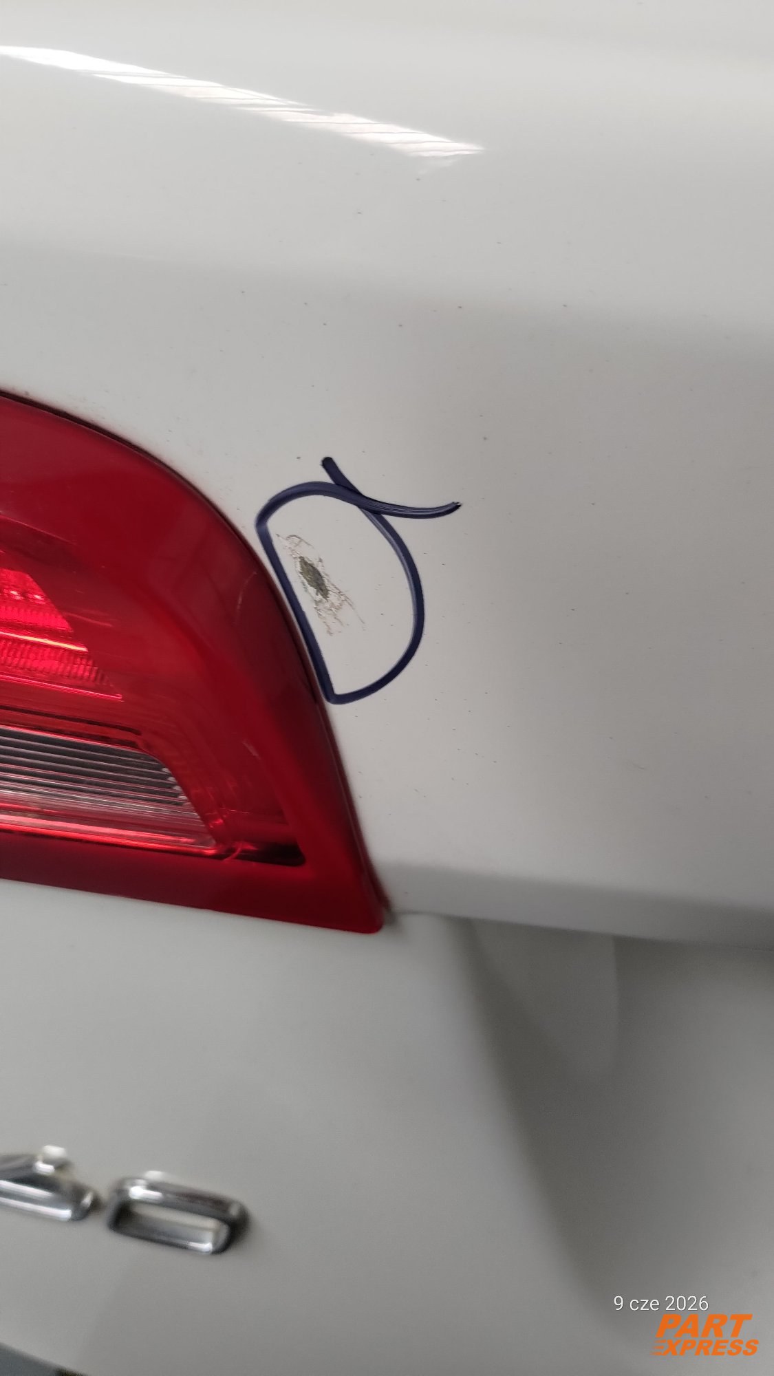Heckklappe Volvo S60 SE Lux II Weiß 614 Ice White Solid 2010 - 2018 – 6