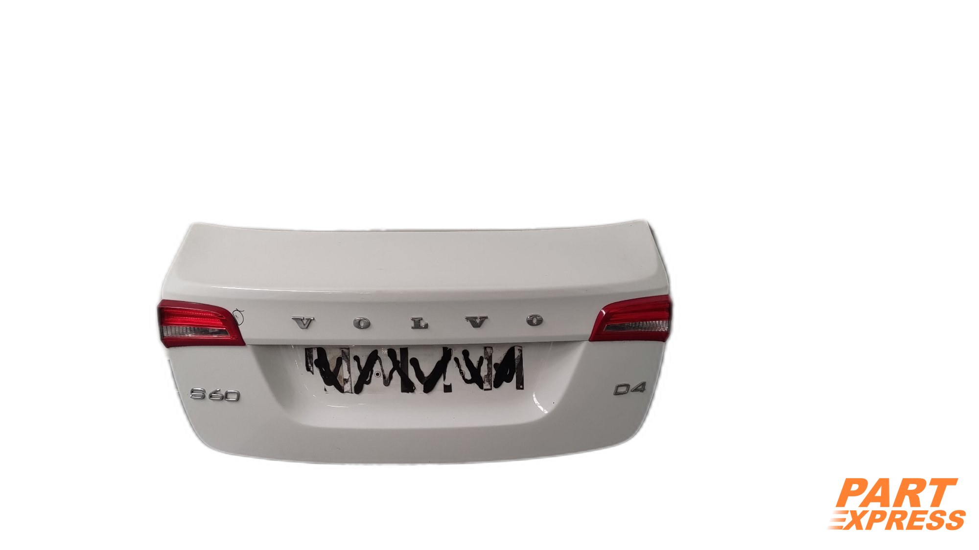 Heckklappe Volvo S60 SE Lux II Weiß 614 Ice White Solid 2010 - 2018 – 2