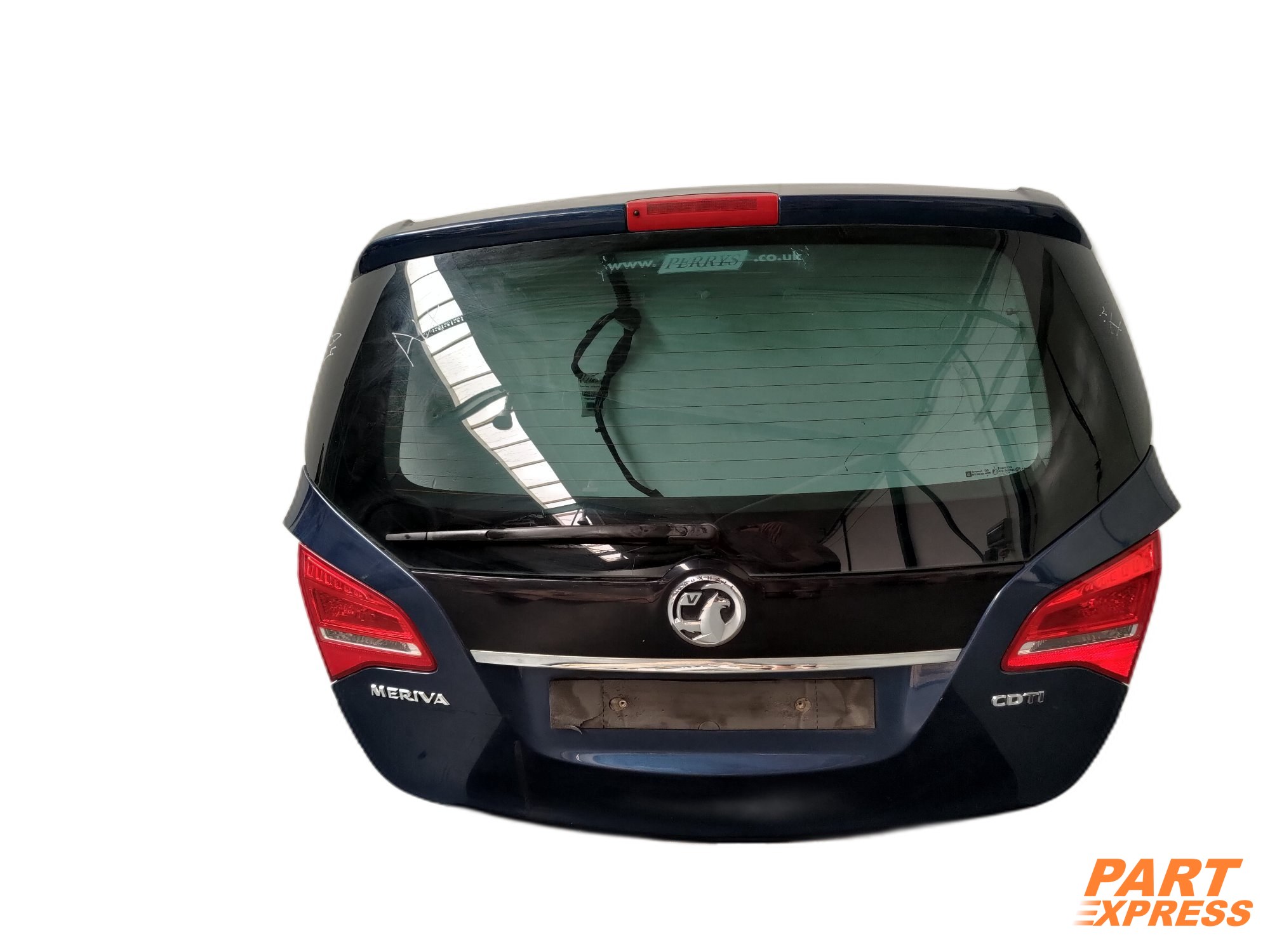 Heckklappe Kofferraumdeckel Opel Meriva B Blau Ozeanblau GEU 22A 2010 - 2017