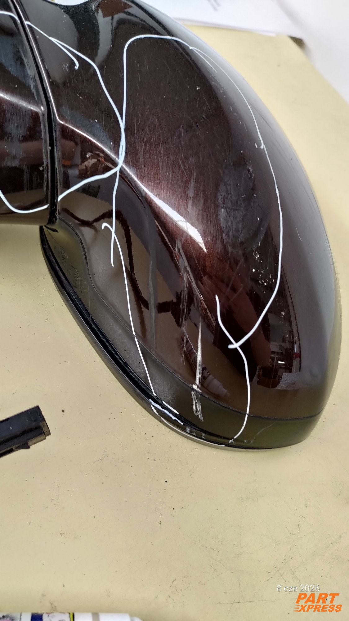 Außenspiegel links komplett Opel Zafira Tourer C Rot GOP 2011 - 2018 – 3