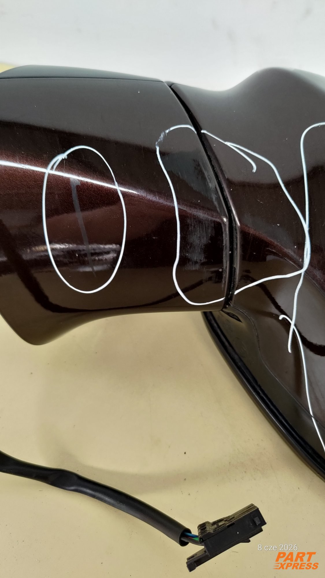 Außenspiegel links komplett Opel Zafira Tourer C Rot GOP 2011 - 2018 – 4