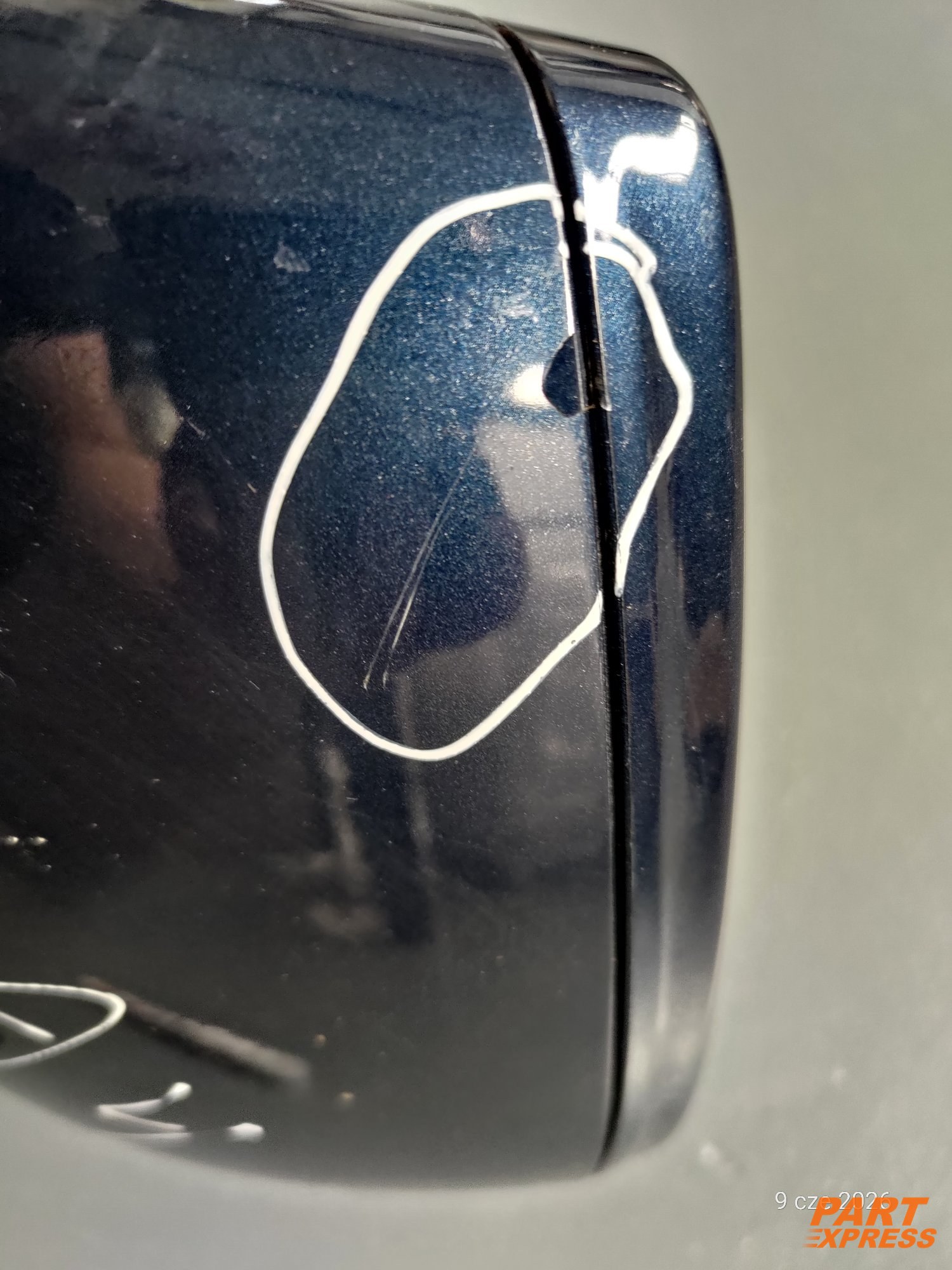 Außenspiegel links komplett Opel Meriva B Blau Ozeanblau GEU 22A 2010 - 2017 – 2