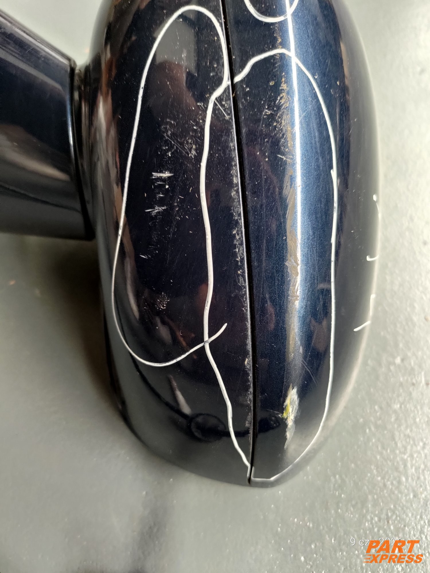 Außenspiegel links komplett Opel Meriva B Blau Ozeanblau GEU 22A 2010 - 2017 – 4