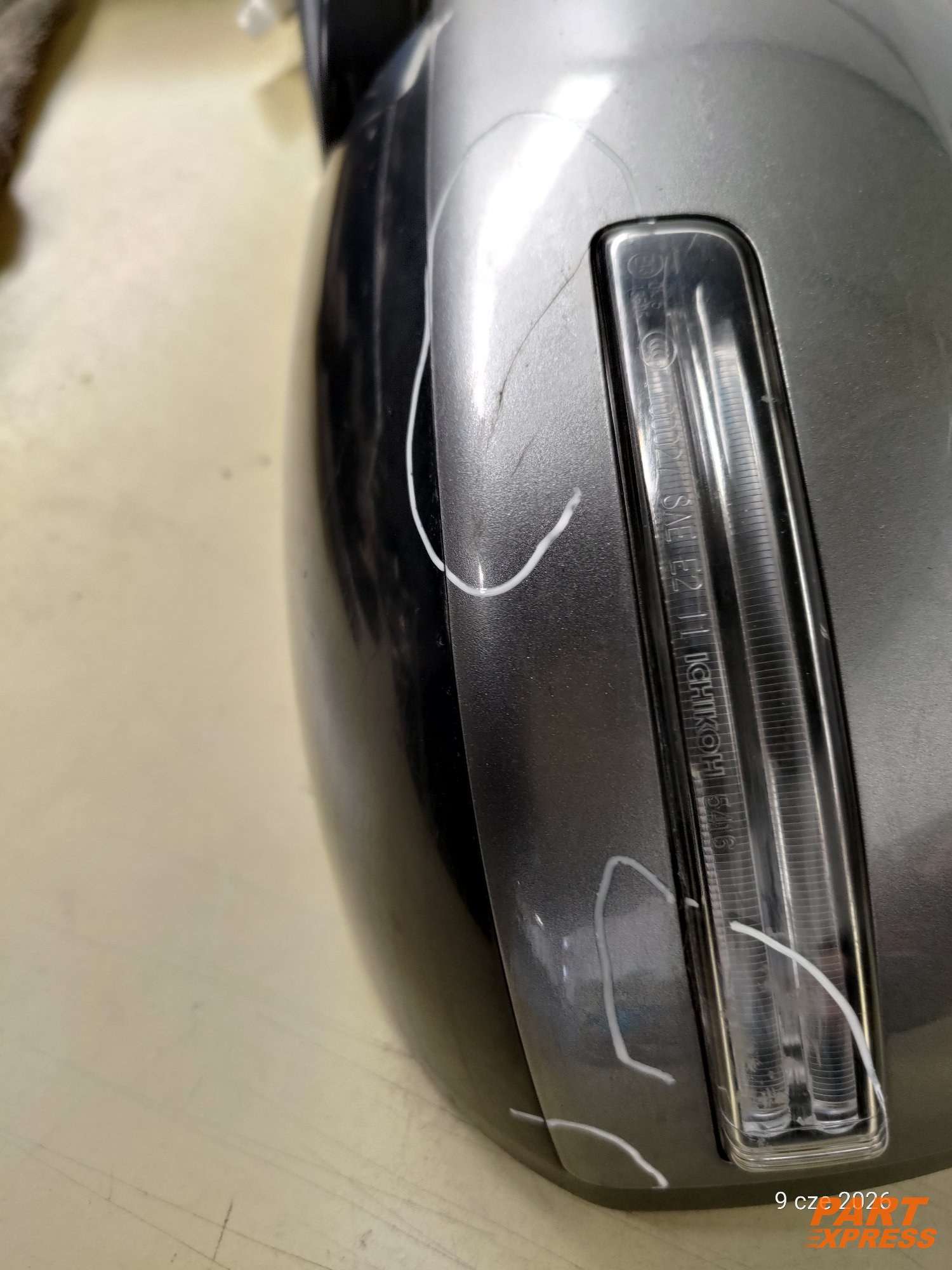 Außenspiegel links komplett Mitsubishi Outlander III GF Silber U17A 2012 - 2021 – 2