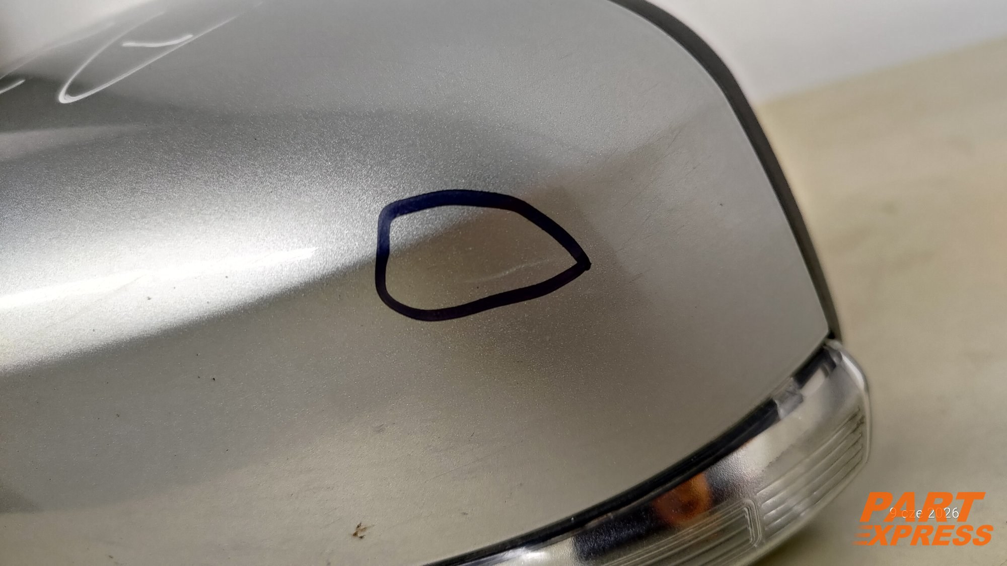 Außenspiegel links komplett Ford Focus MK3 Silber Polar Silber Met 2010 - 2014 – 4