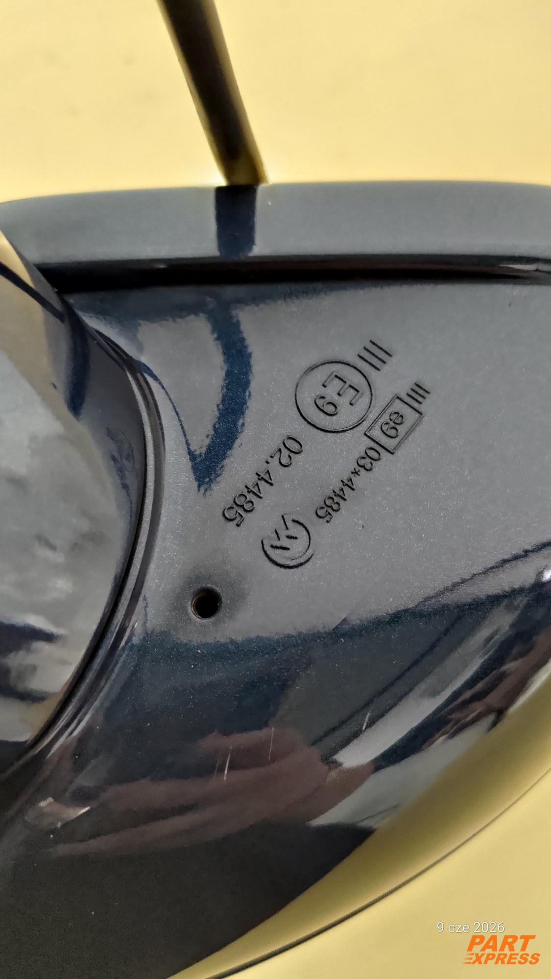 Außenspiegel rechts komplett Opel Meriva B Blau Ozeanblau GEU 22A 2010 - 2017 – 4