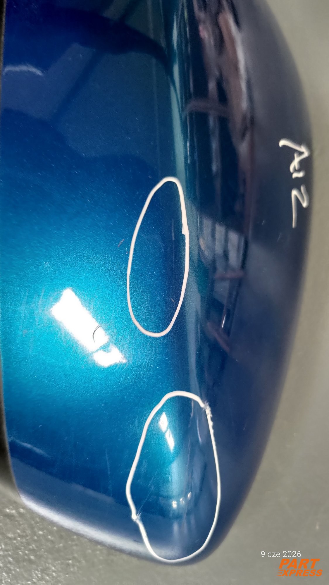 Außenspiegel links komplett Mazda CX-5 Sport KE GH Blau 41B Sky Blue 2012 - 2017 – 4
