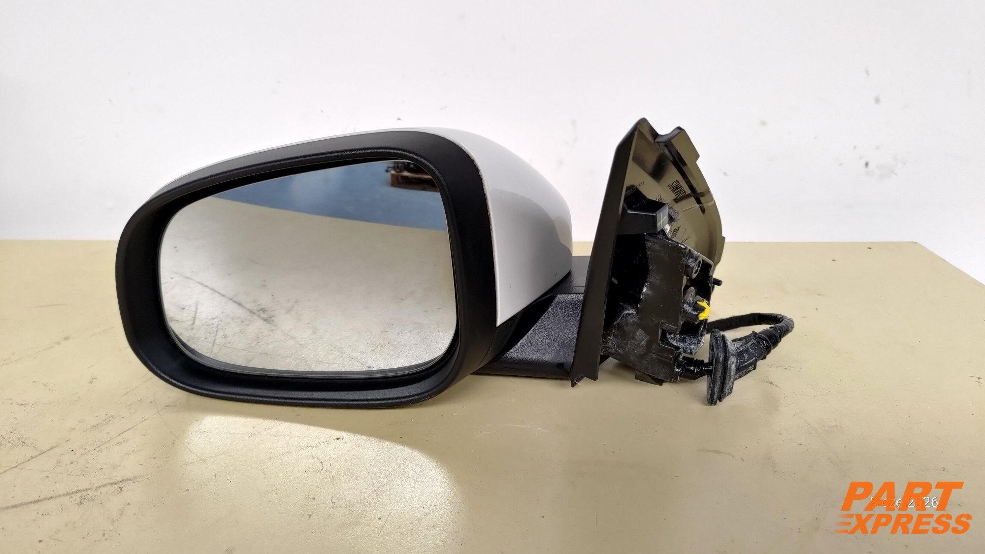 Außenspiegel links komplett Volvo S60 II Weiß 614 Ice White Solid 2010 - 2018 – 2