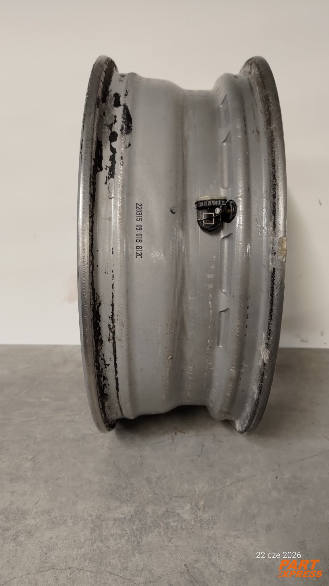 17 Zoll Alufelge Ford EcoSport II JK8 1x 17x6J ET37,5 mit Sensor – 6