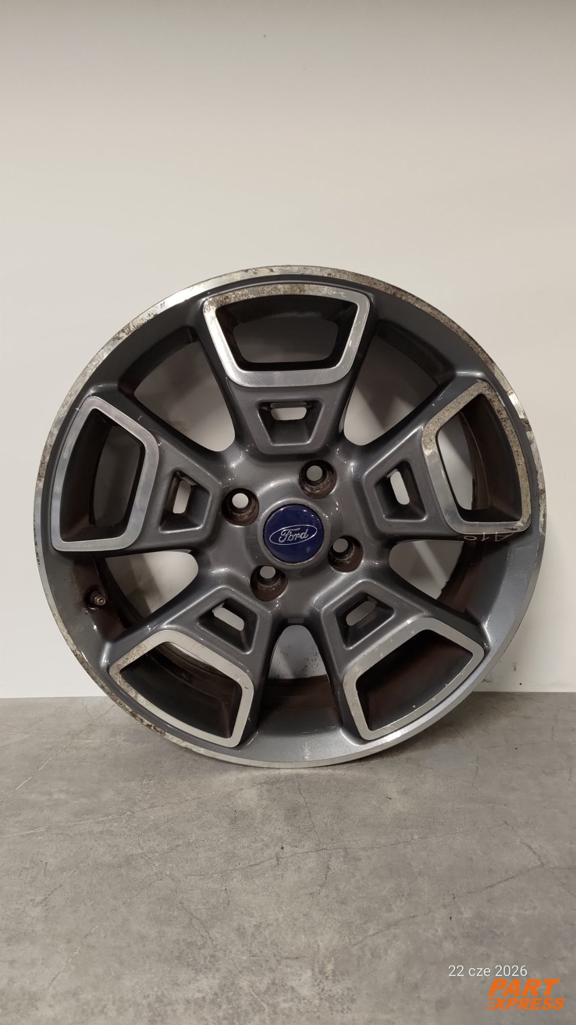 17 Zoll Alufelge Ford EcoSport II JK8 1x 17x6J ET37,5 mit Sensor