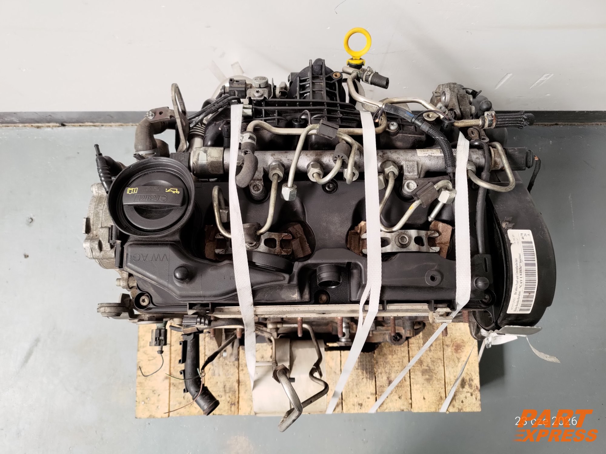 Motor komplett 1.6l Diesel Audi Skoda 89tkm VW Seat CAYC 77kW – 3