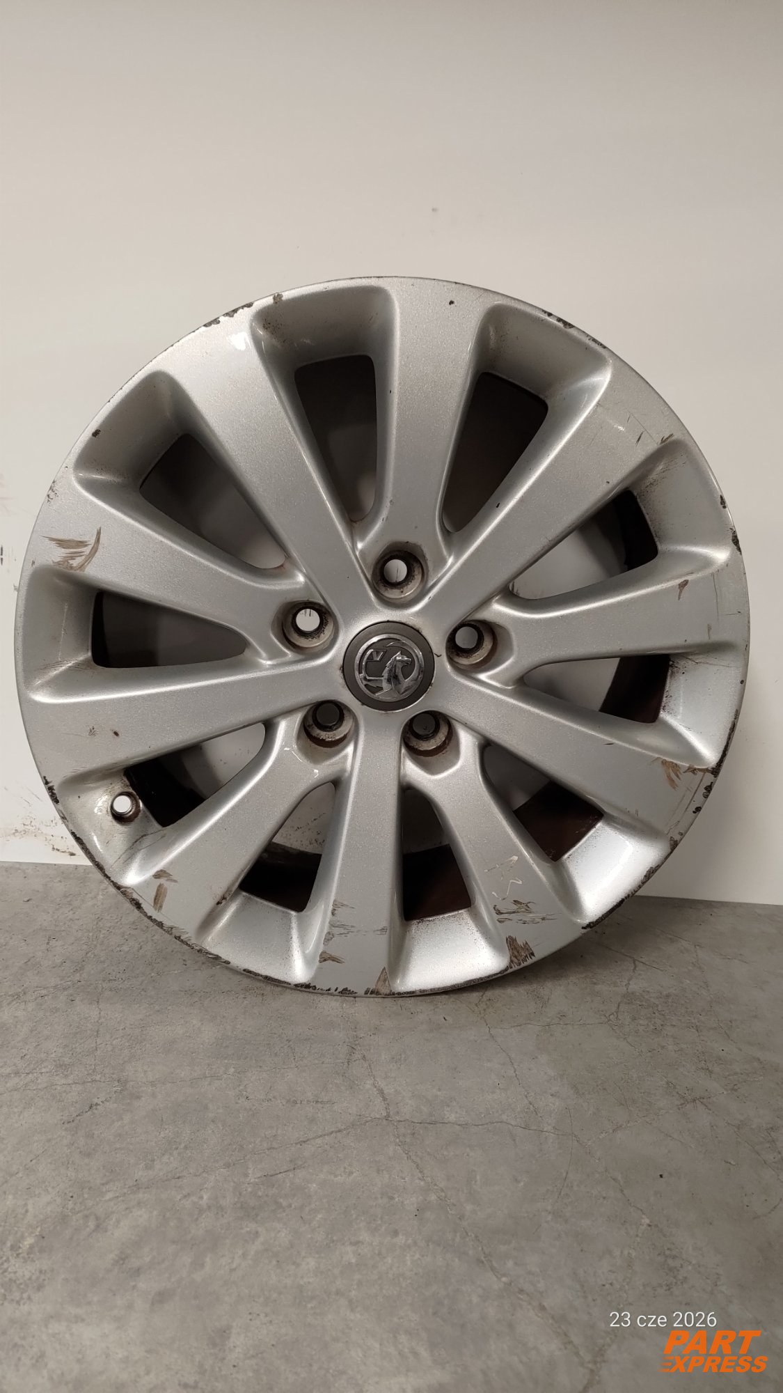 17 Zoll Alufelge Opel Astra, Insignia, Zafira 13276346 7x17 IS42 ET42