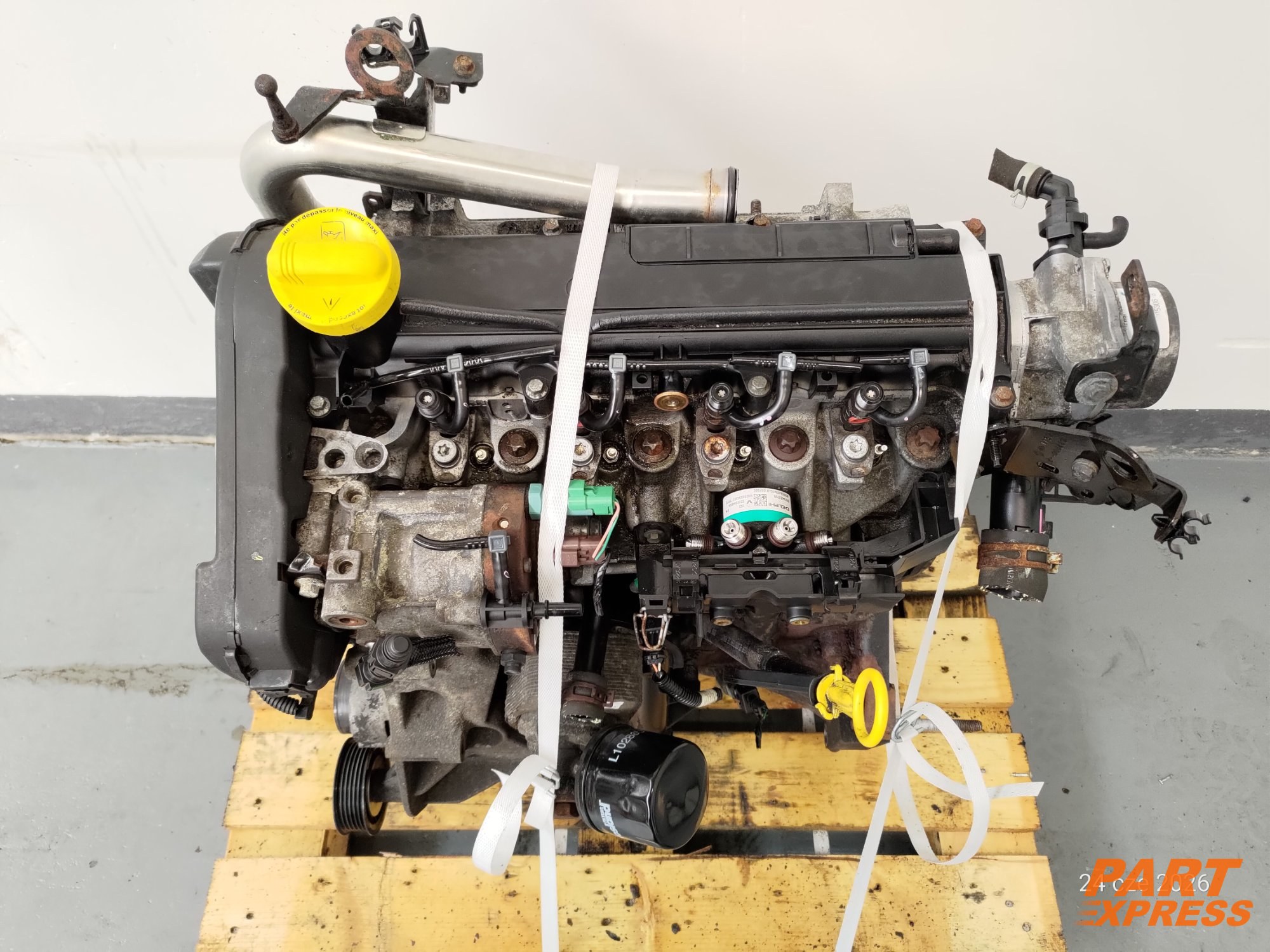 Motor komplett Nissan NV200 Renault Vlio Kangoo K9K 1,5l 66kW 79tkm – 2