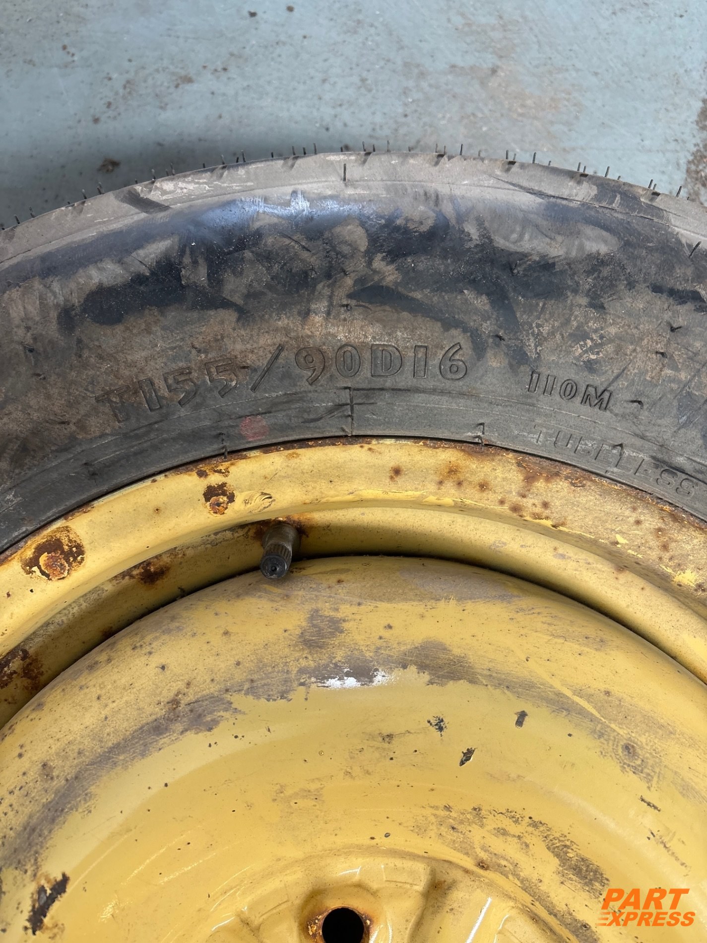 Notrad Ersatzrad Mitsubishi Outlander 155/90 R16 – 2