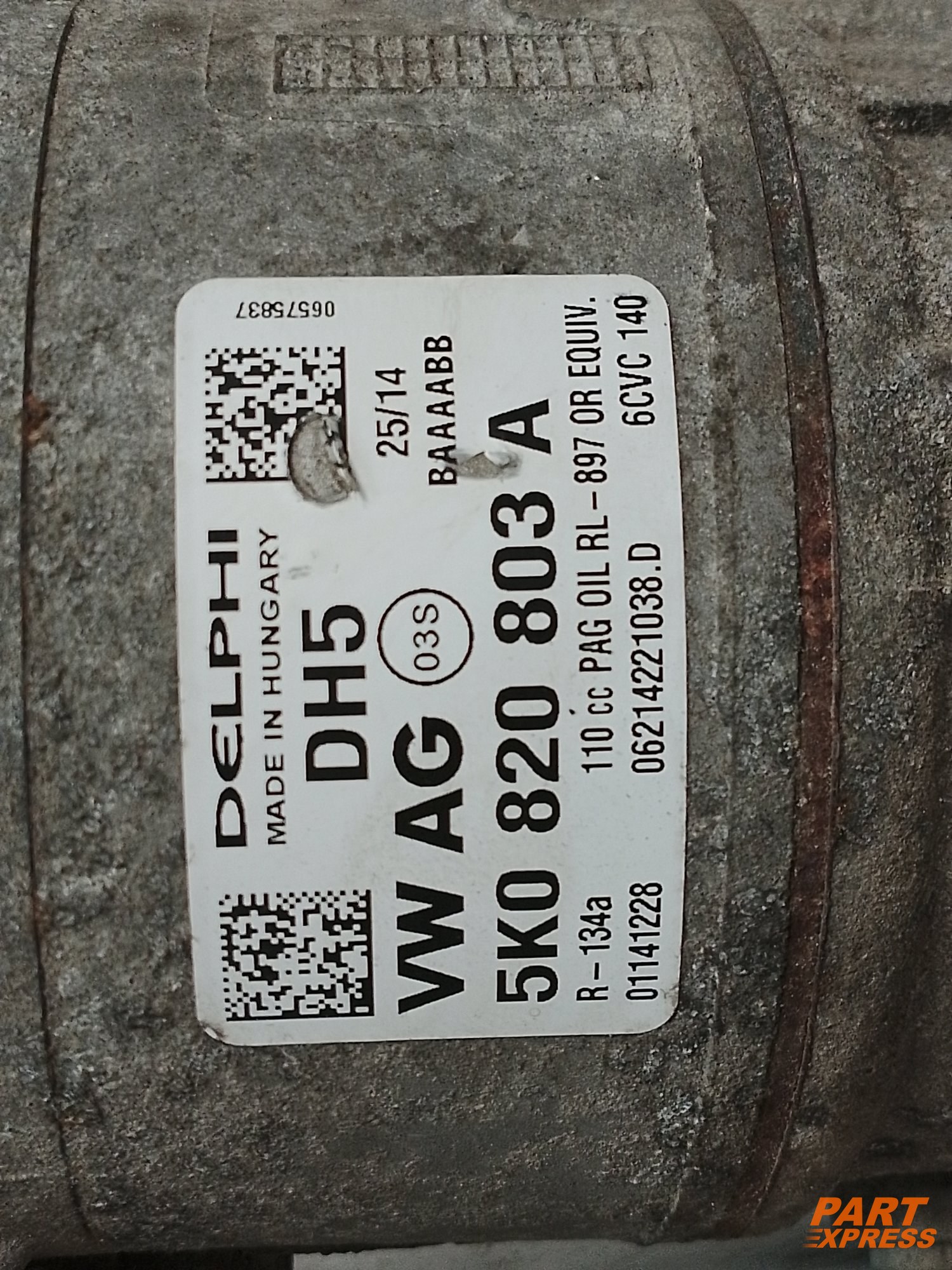 Klimakompressor 1.6l Diesel Audi Skoda VW Seat CAYC 5K0820803A – 5