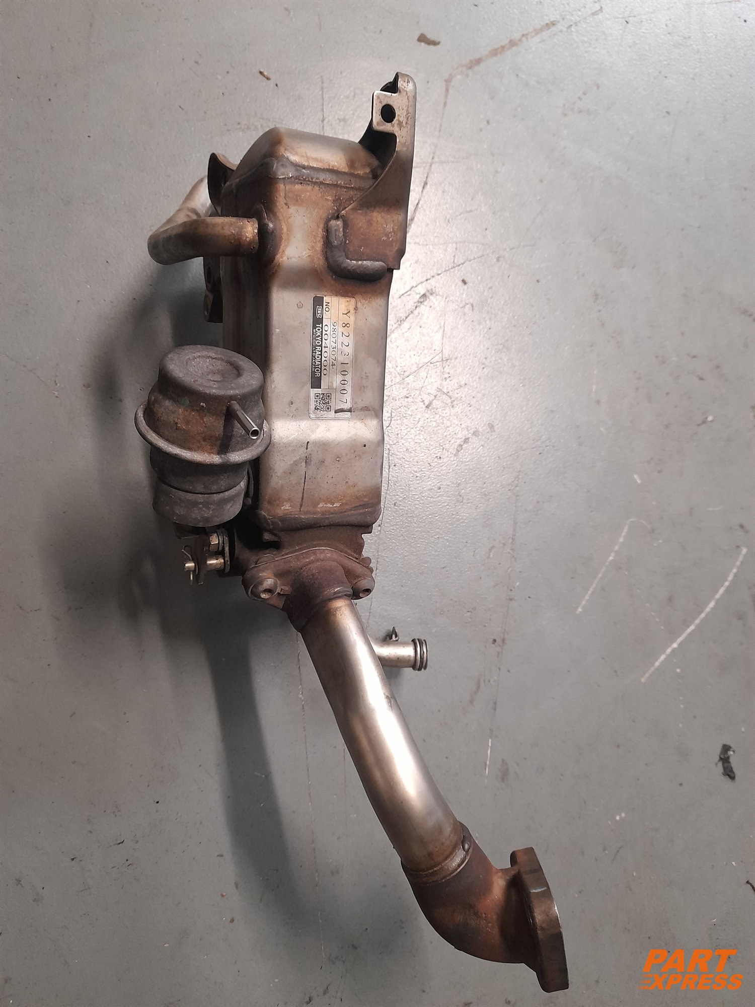 EGR Abgasrückführungsventil Abgaskühler Opel 1.7CDTI 81kW A17DT 98073074  – 4