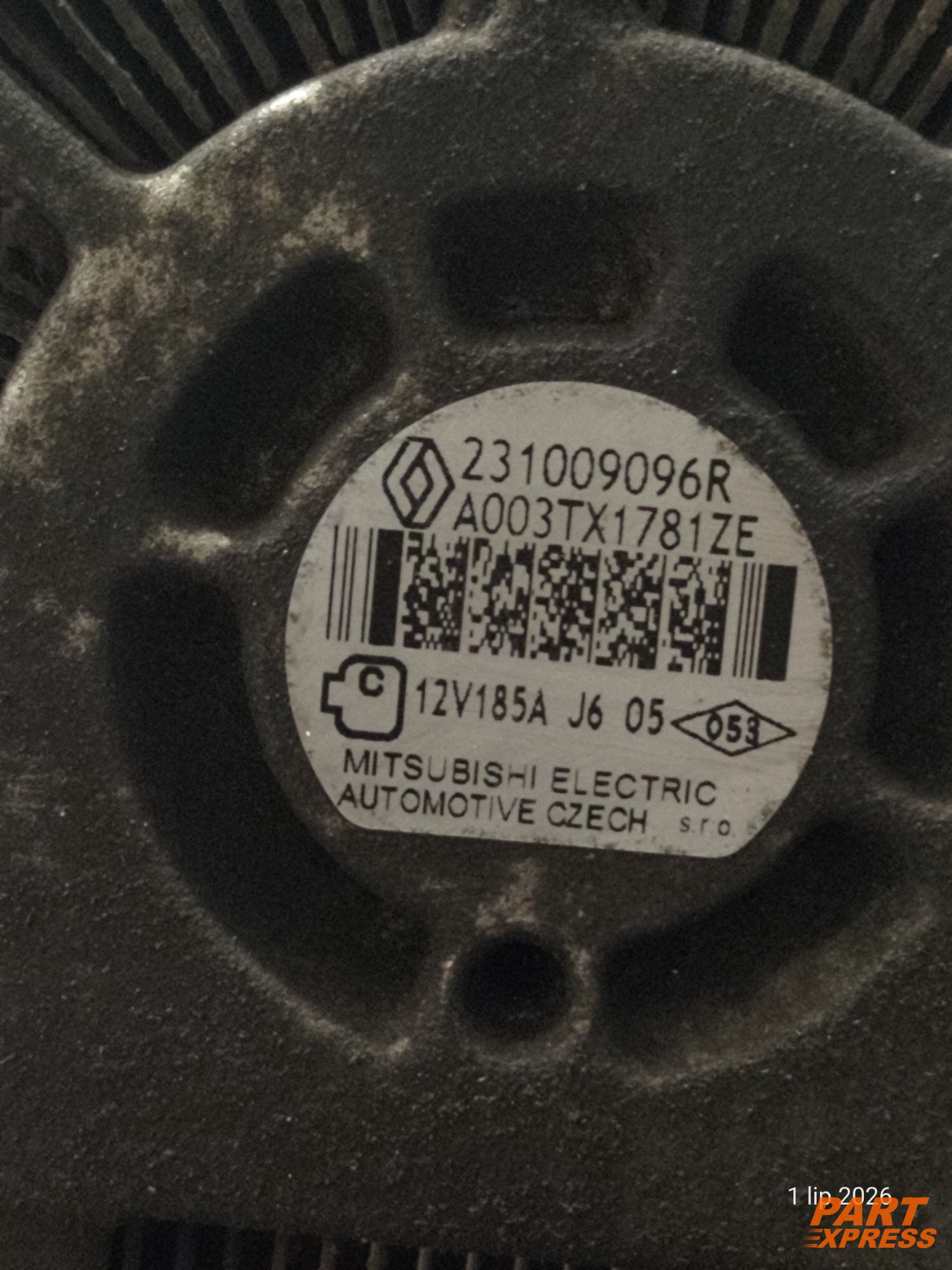 Lichtmaschine Renault 1.6 DCI R9M450 Trafic III Opel Vivaro B 75TKm 231009096R – 4