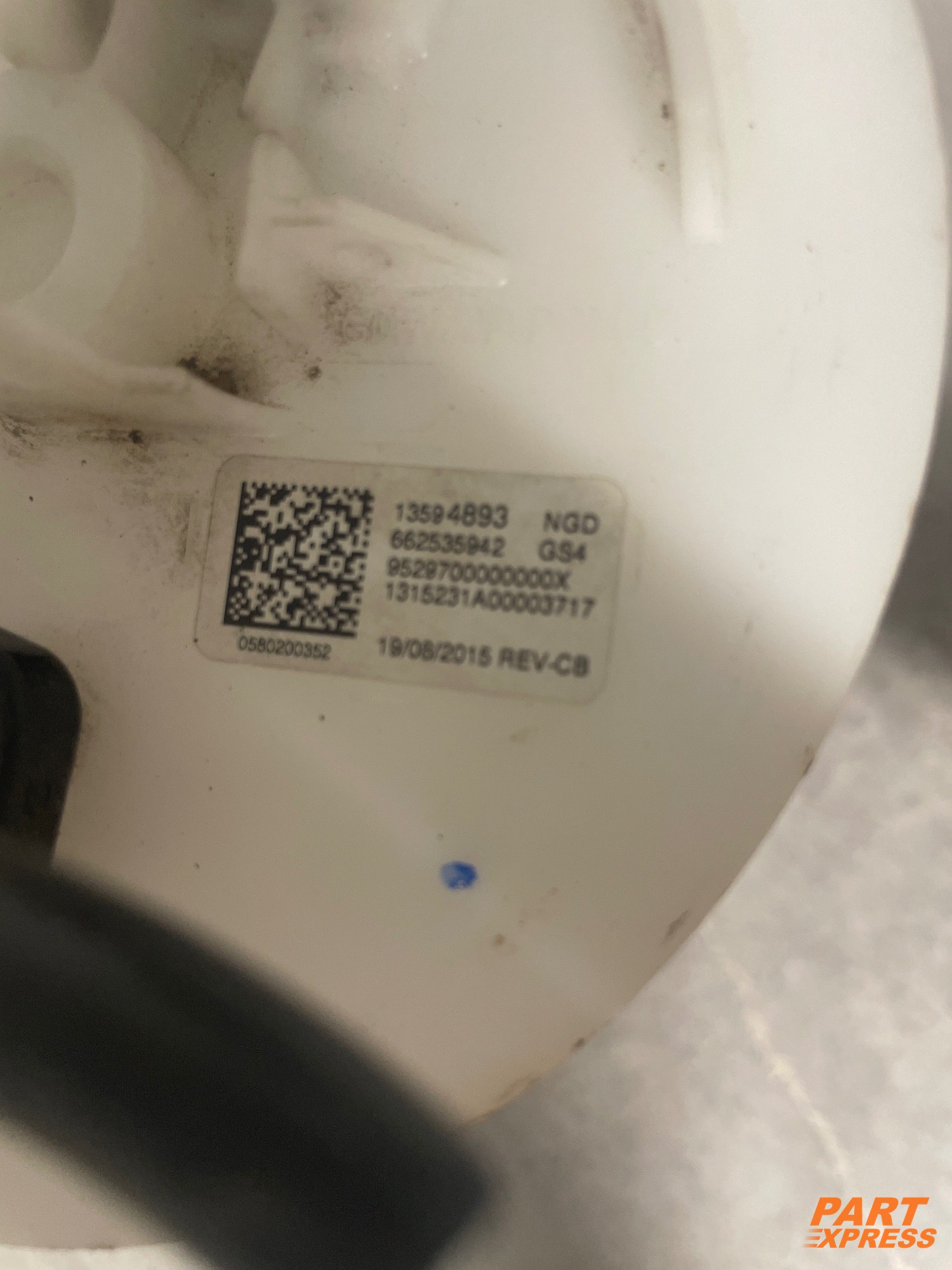 Benzinpumpe Opel Zafira Tourer C 2011 - 2018 13594893 – 3