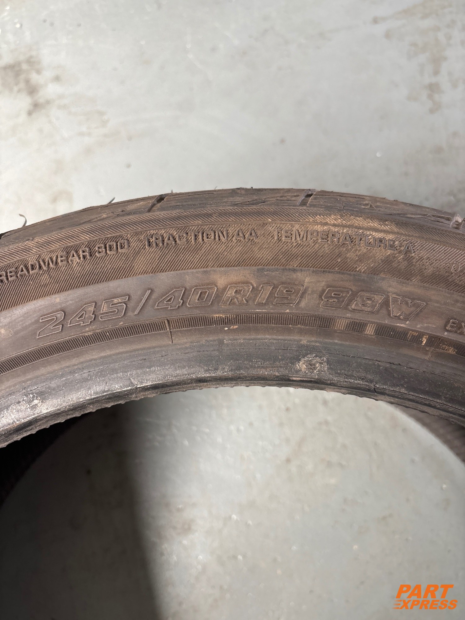 Reifen Yokohama Advan Fleva Jaguar XF X250 245/40 R19 98W 5mm – 4
