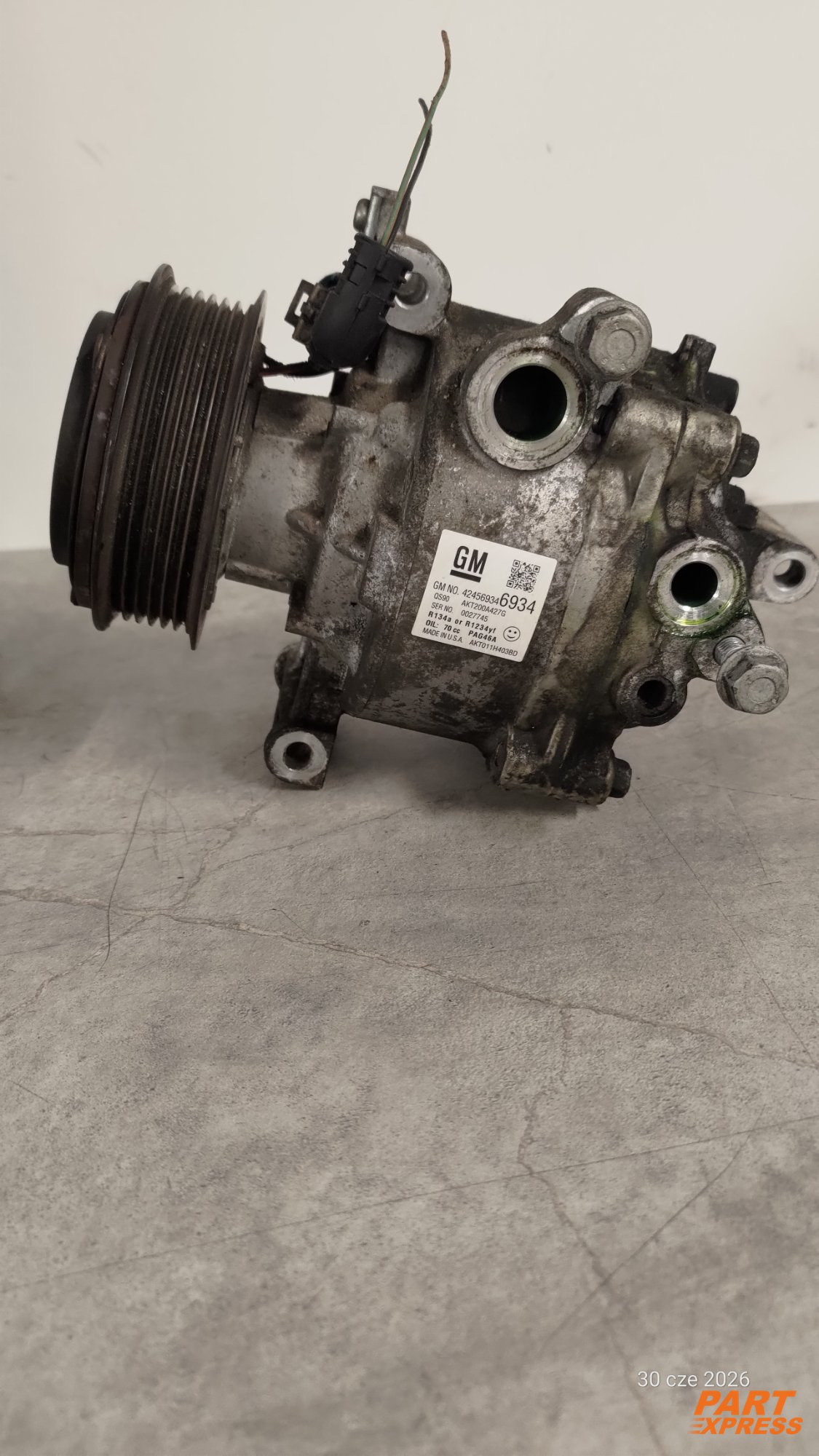 Klimakompressor Opel Mokka Astra 1,6 CDTi 102tkm 42456934 – 2
