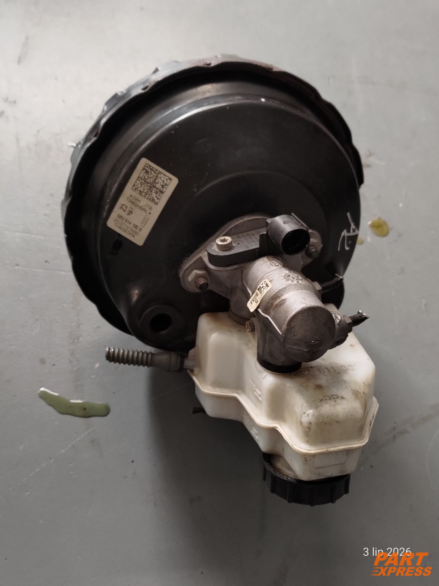 Bremskraftverstärker Bremspumperechts Audi A1 Sport 8X 2010 - 2018 6R2 614 105 D – 3