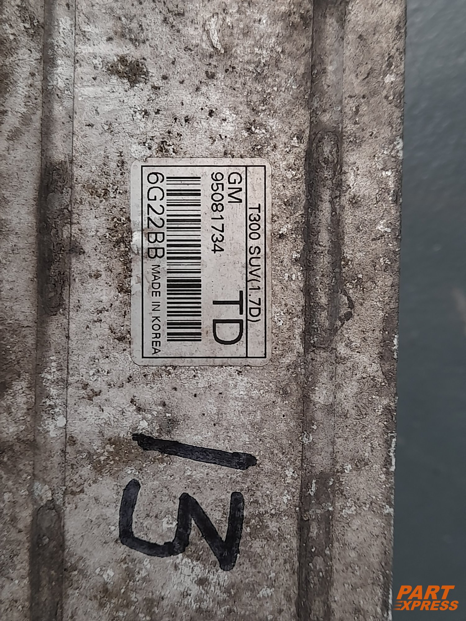 Ladeluftkühler Opel Mokka Astra 1,6 CDTi 102tkm 95081734 – 7