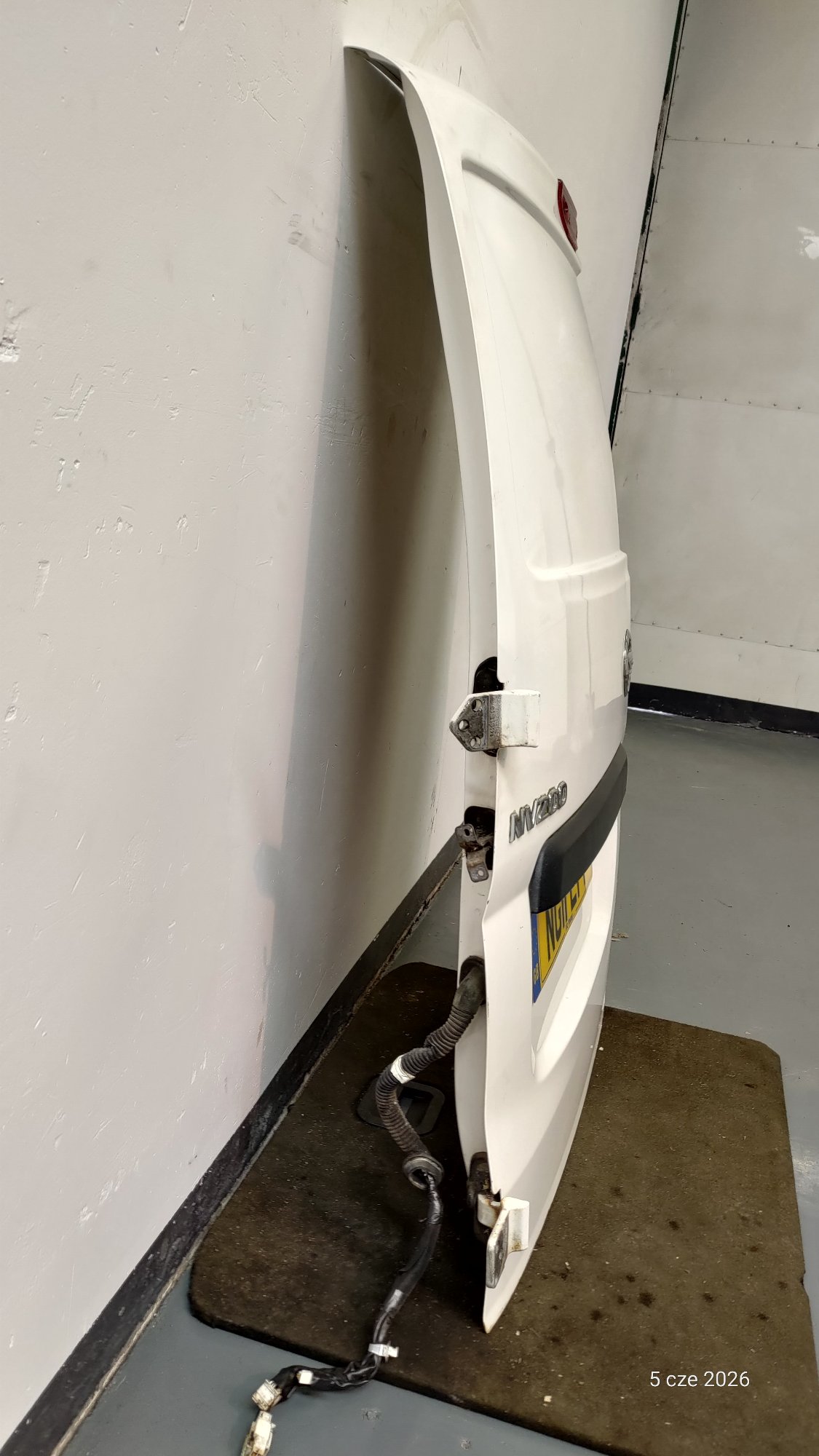 Tür komplett hinten links Nissan NV200 SE M20 Weiß QM1 2009 - 2021 – 3