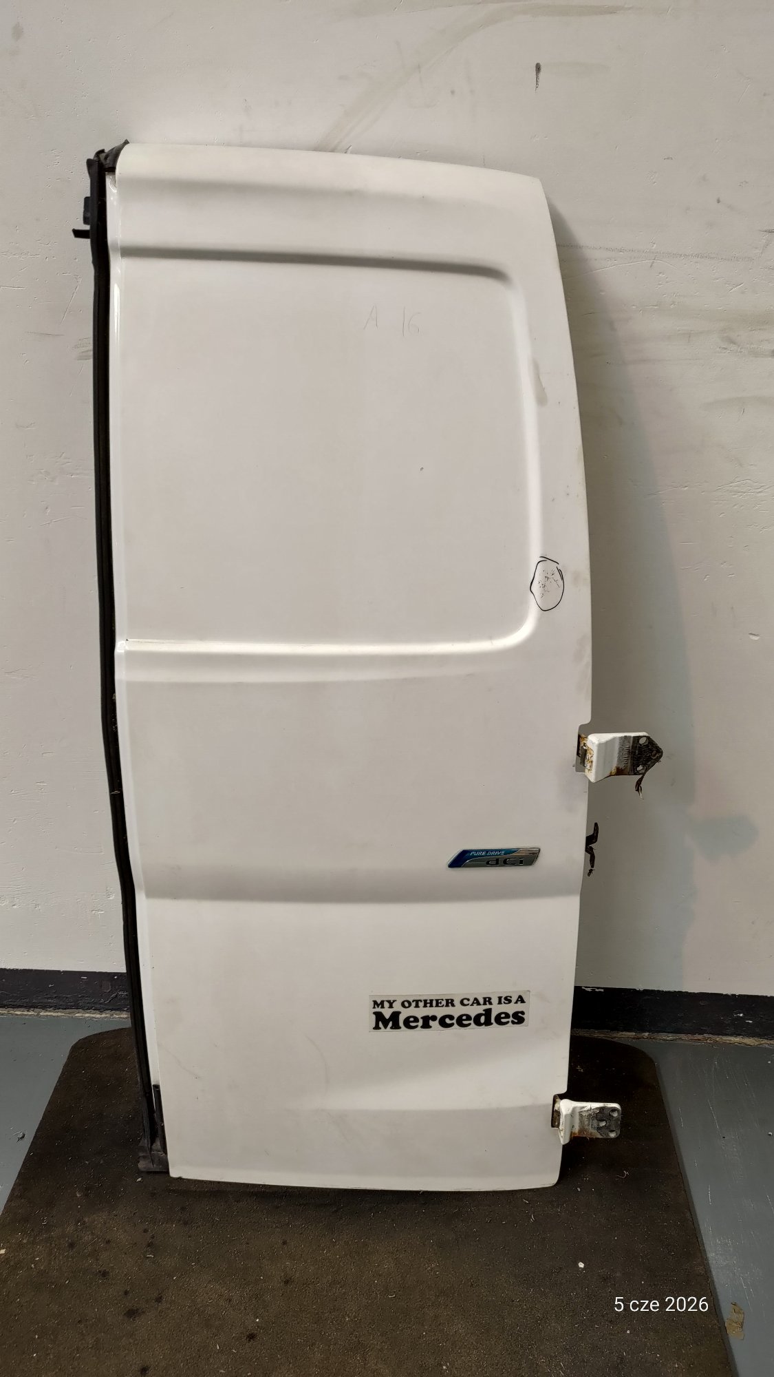 Tür komplett hinten rechts Nissan NV200 SE M20 Weiß QM1 2009 - 2021 – 2