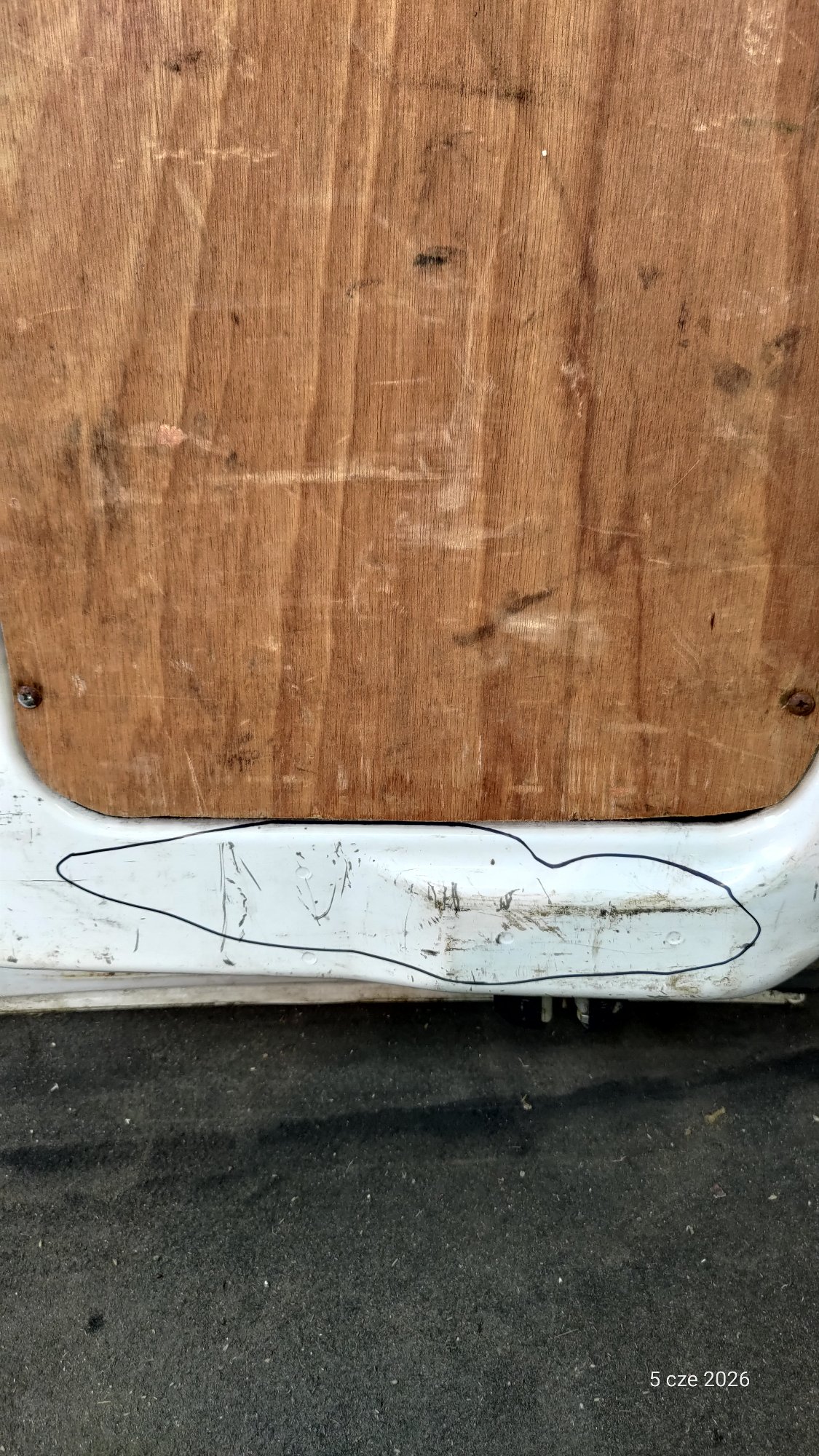 Tür komplett hinten rechts Nissan NV200 SE M20 Weiß QM1 2009 - 2021 – 4