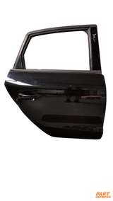 Door Complete Rear Right Audi A1 8X Black Mythosschwarz LY9T 2010 - 2018 – 1