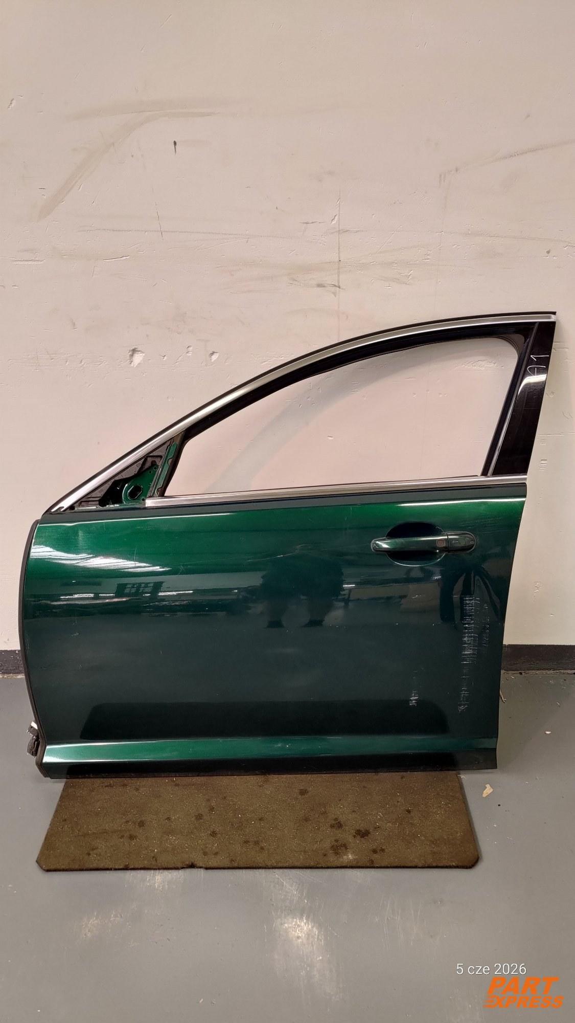 Tür komplett vorne links Jaguar XF X250 Grün Emerald Fire JBC2074 2007 - 2015