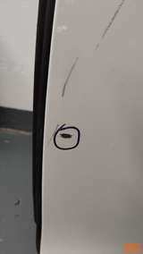 Tür komplett hinten links Volvo S60 II Weiß 614 Ice White Solid 2010 - 2018 – 4