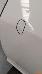 Tür komplett hinten links Volvo S60 II Weiß 614 Ice White Solid 2010 - 2018 – 5