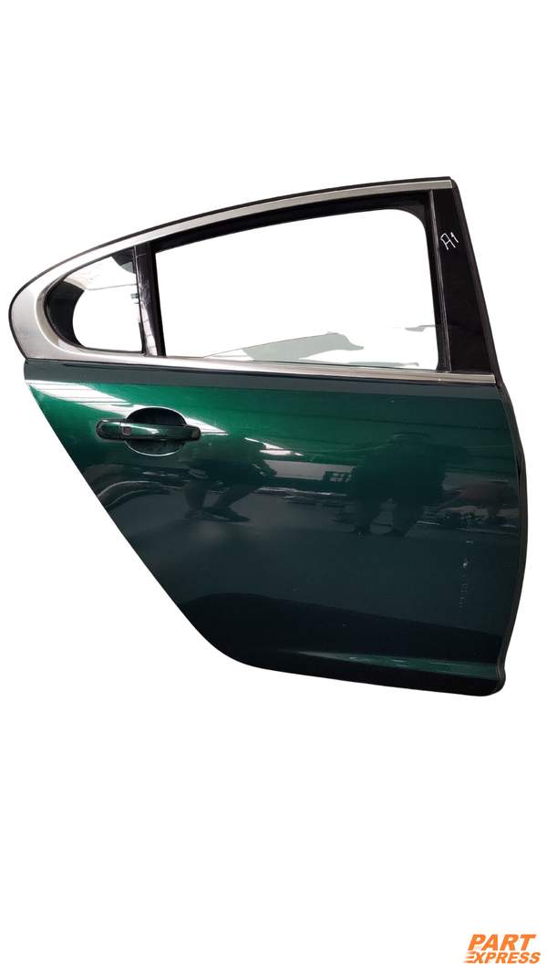 Tür komplett hinten rechts Jaguar XF X250 Grün Emerald Fire JBC2074 2007 - 2015