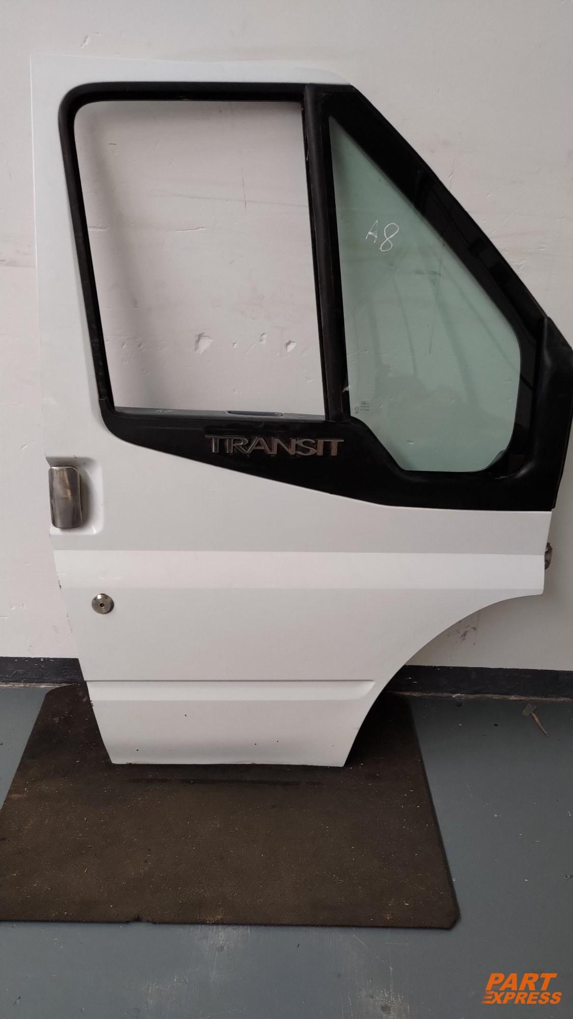 Door Complete Front Right Ford Transit FA Mk7 White Frost White 2006 - 2014