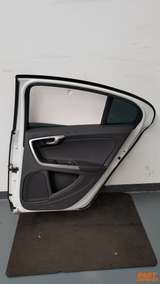 Door Complete Rear Right Volvo S60 II White 614 Ice White Solid 2010 - 2018 – 2