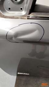 Tür komplett vorne links Mitsubishi Outlander III GF Silber U17A 2012 - 2021 – 4
