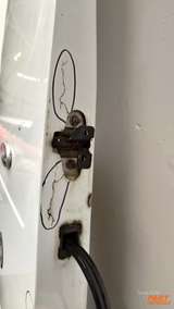 Tür komplett hinten rechts Ford Transit FA Mk7 Weiß Frost Weiß 2006 - 2014 – 5