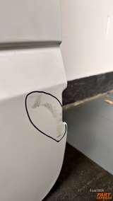 Tür komplett hinten rechts Ford Transit FA Mk7 Weiß Frost Weiß 2006 - 2014 – 7