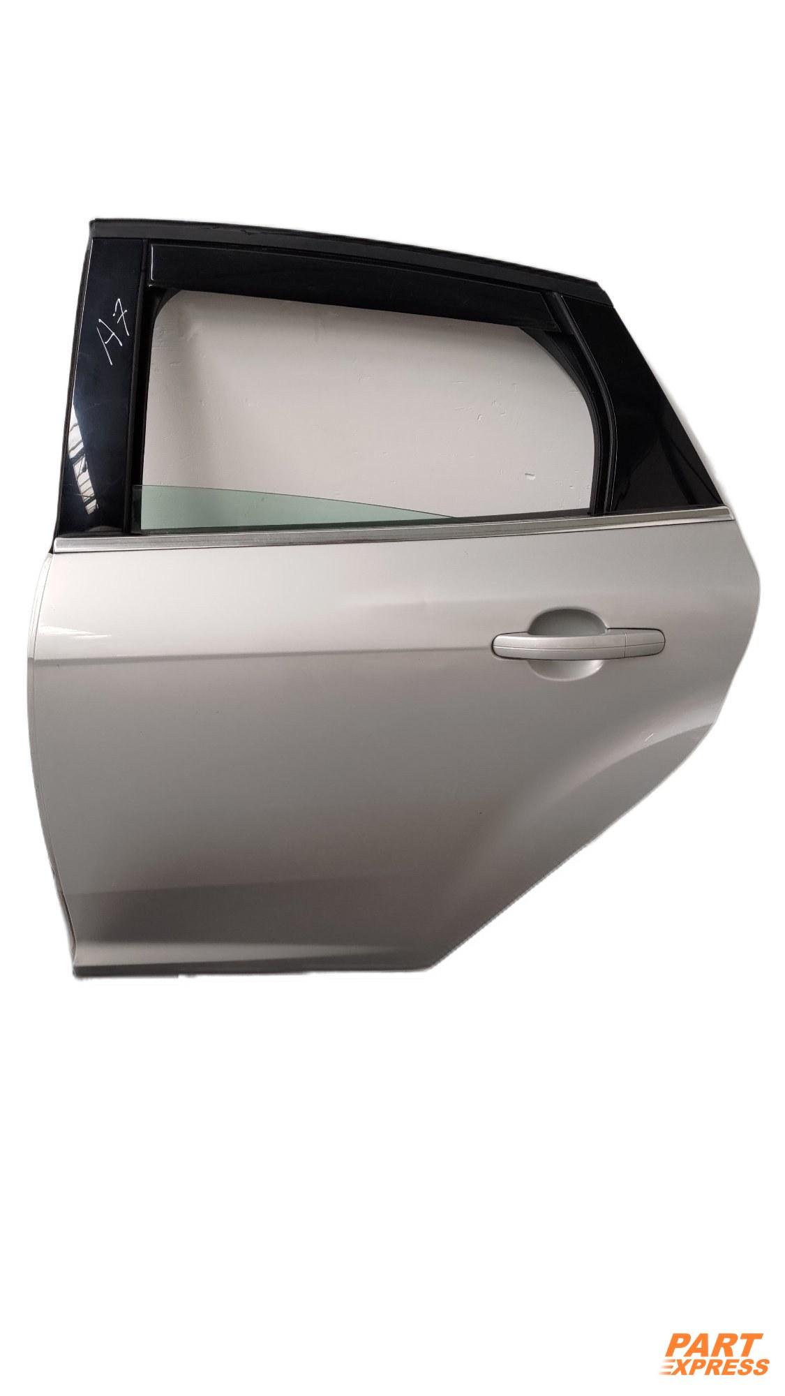 Door Complete Rear Left Ford Focus MK3 III Silver Polar Silver Met 2010 - 2014